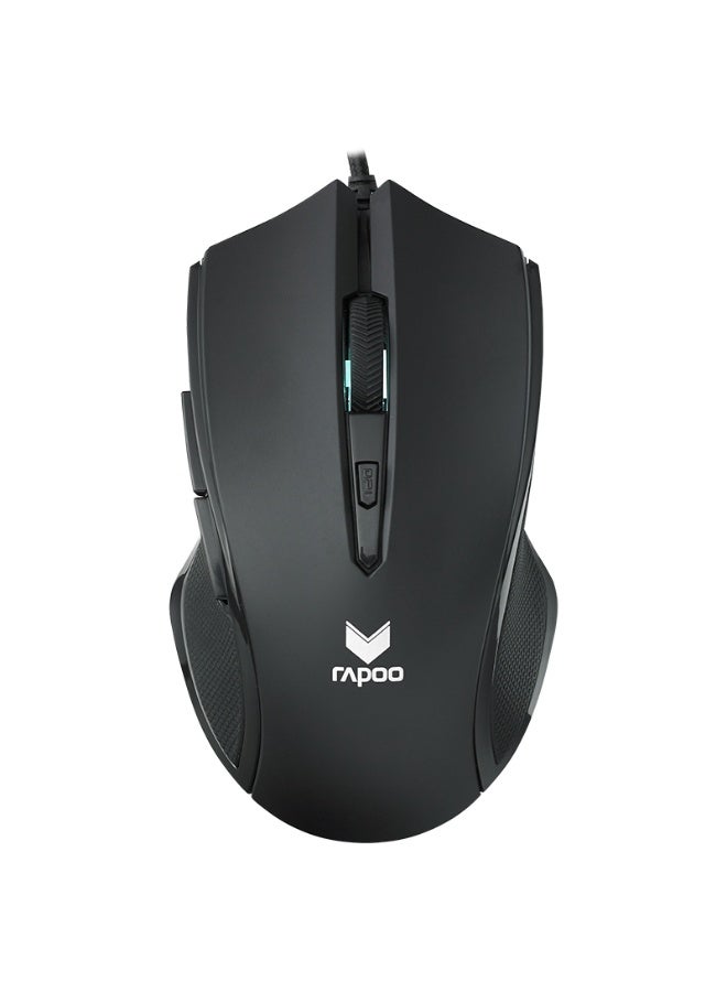 V20S Wired Gaming Mouse with Adjustable 200–6000 DPI Optical Sensor, 7 Programmable Buttons - Image 1